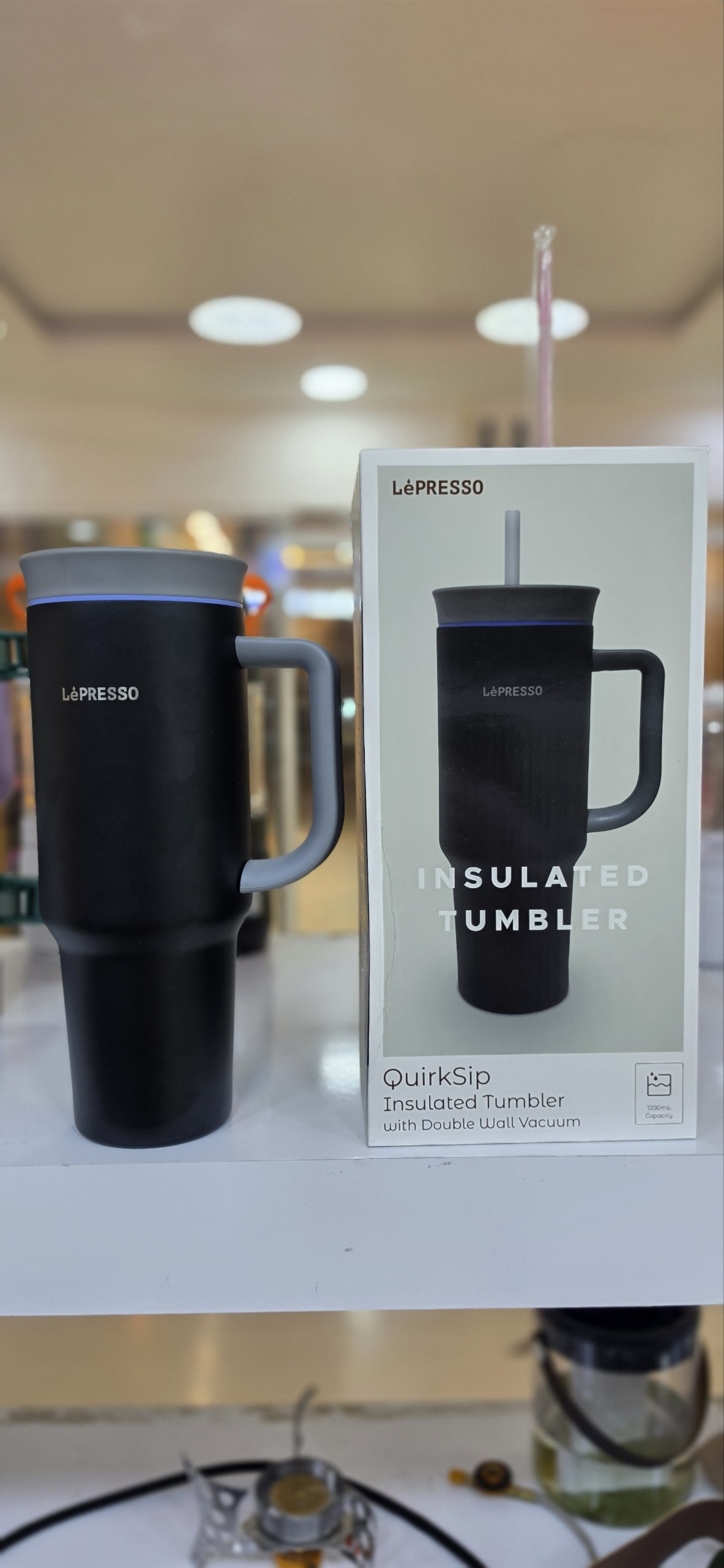 ماگ مسافرتی و عایق‌دار برند LePRESSO مدل QuirkSip Insulated Tumbler (با کد محصول LPCFFQS0061)